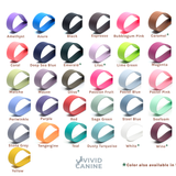 a bunch of different colors of wristbands