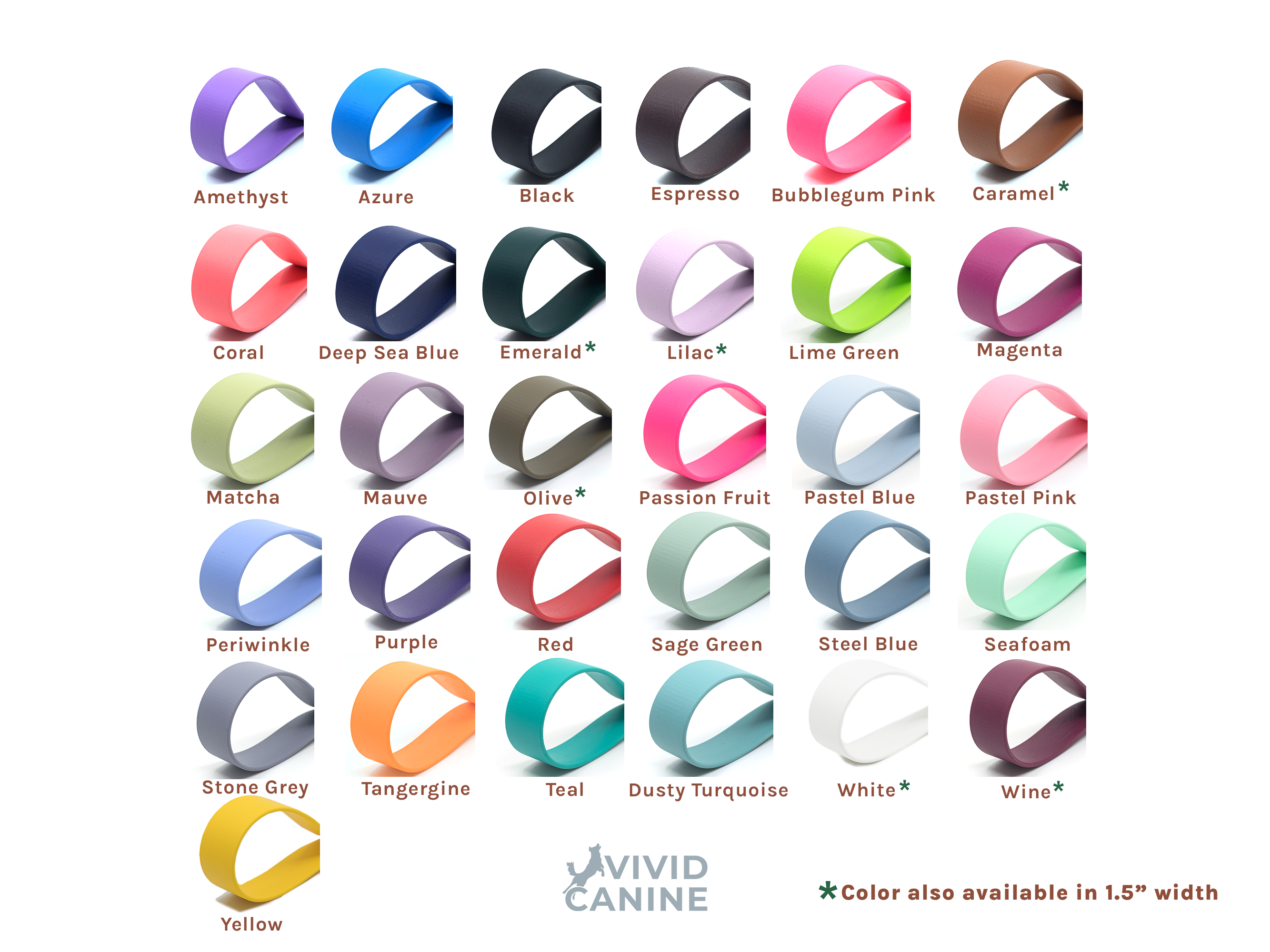 a bunch of different colors of wristbands
