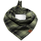 Dog Bandana - Sage Plaid