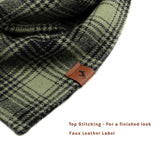 Dog Bandana - Sage Plaid