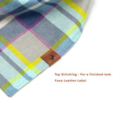 Dog Bandana - Artichoke Plaid