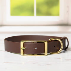 BioThane® Waterproof Buckle Dog Collar - Espresso