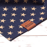 Dog Bandana - Patriotic Stars Navy